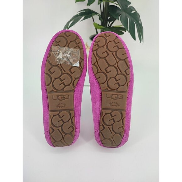 UGG Women's Ansley Faux Fur Purple Slippers Size 5 US - Picture 7 of 8